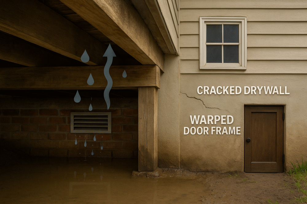 Curated visual reference: Gallery Detail: How Crawl Space Moisture Leads To Foundation Damage